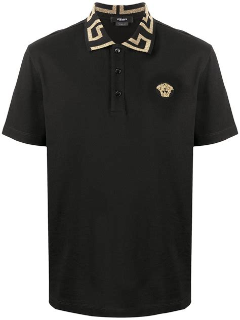 versace polo shirts for men|Versace long sleeve shirt men.